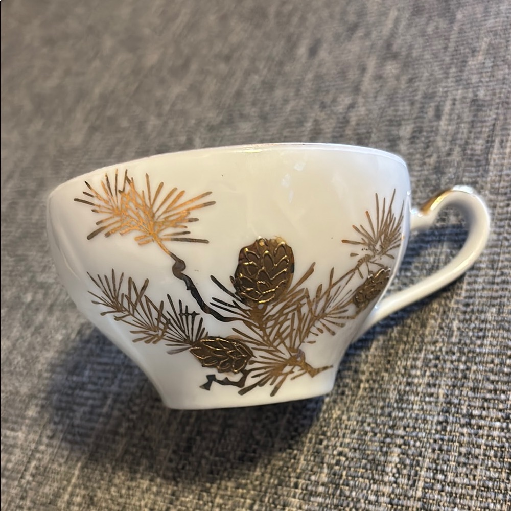 REPLACEMENT NORITAKE MADE IN JAPAN PINE CONES TEA COFFEE CUP VINTAGE